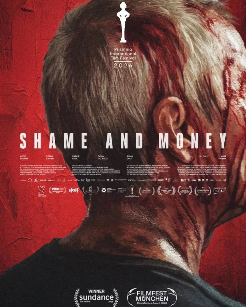 Posteri zyrtar i filmit Shame and Money, filmi mbyllës i PriFest 18.