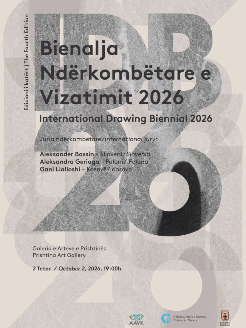 Official poster for the 2026 International Drawing Biennial.