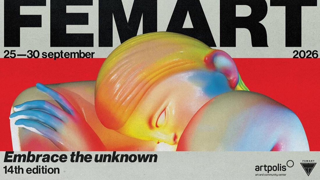 FemArt 2026 artwork. Festival context, not a performance photo or book cover.