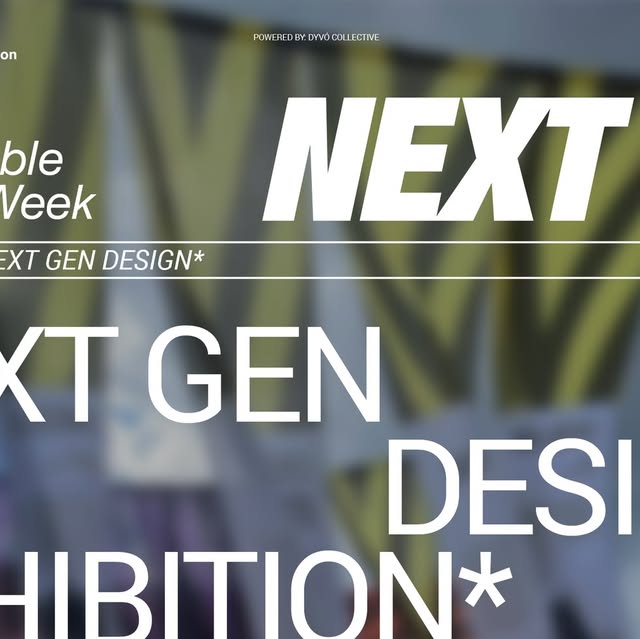Artwork from the official announcement for Next Gen Design: Futures Worth Living.