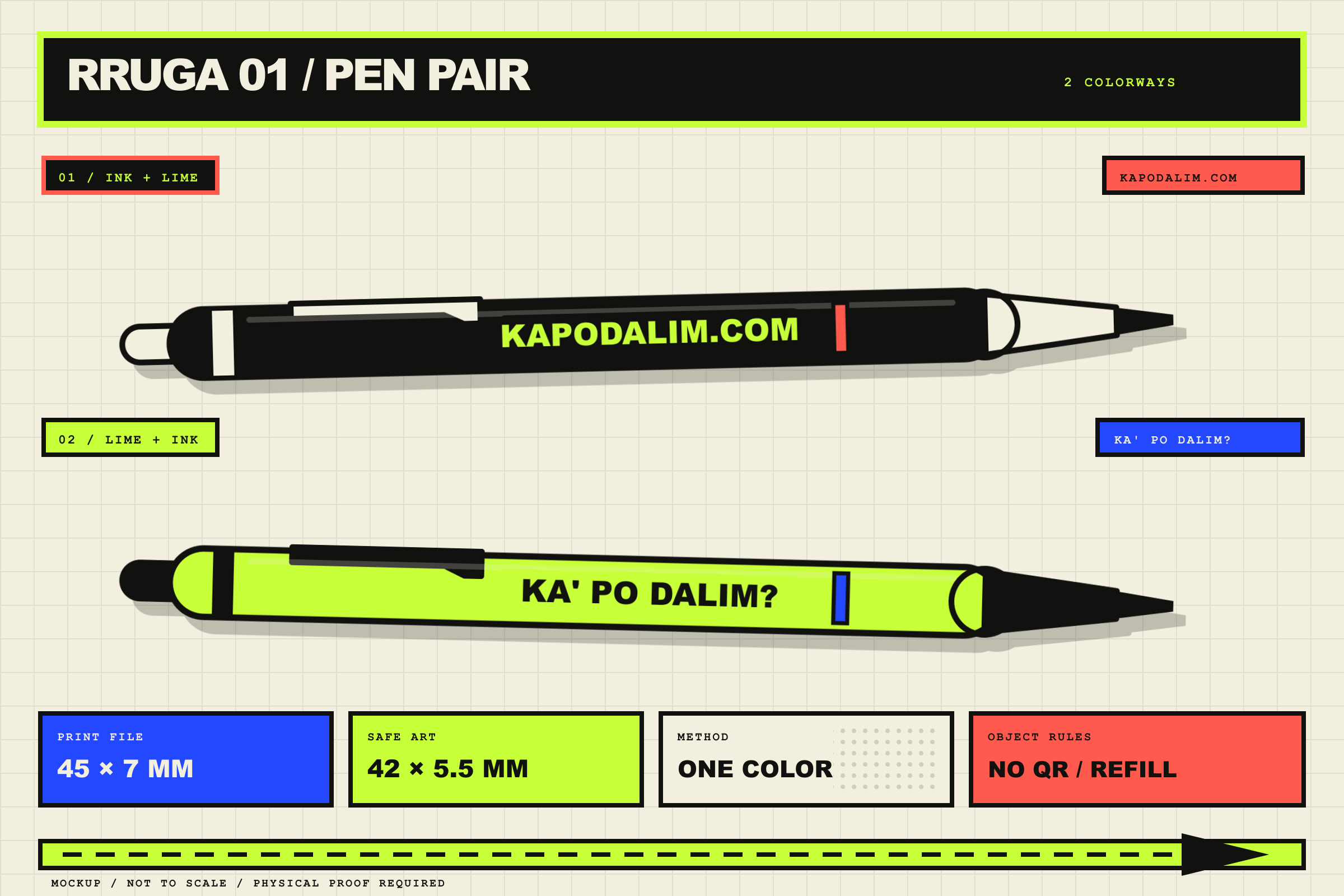 Kapodalim pen design