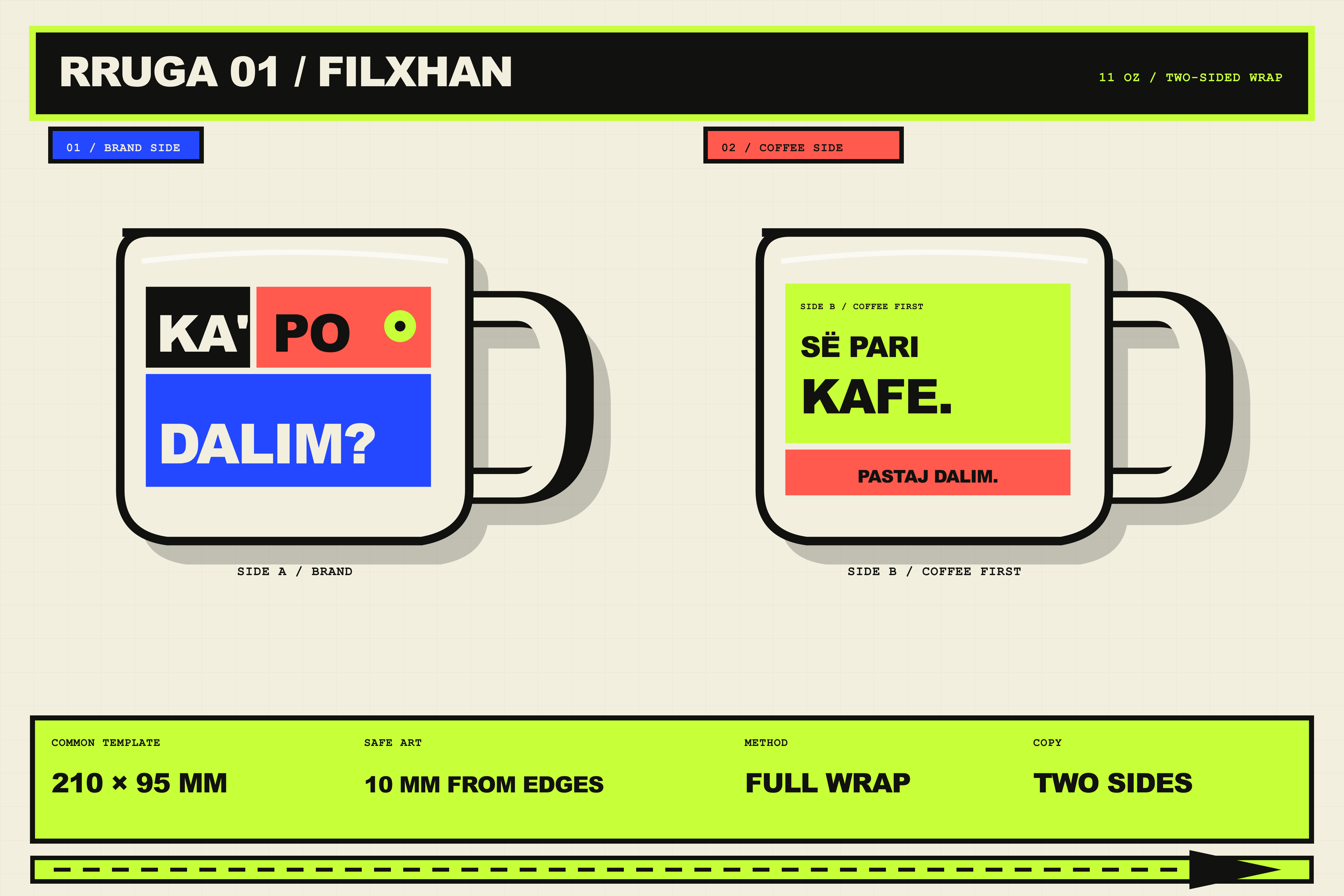 New two-sided RRUGA 01 mug concept