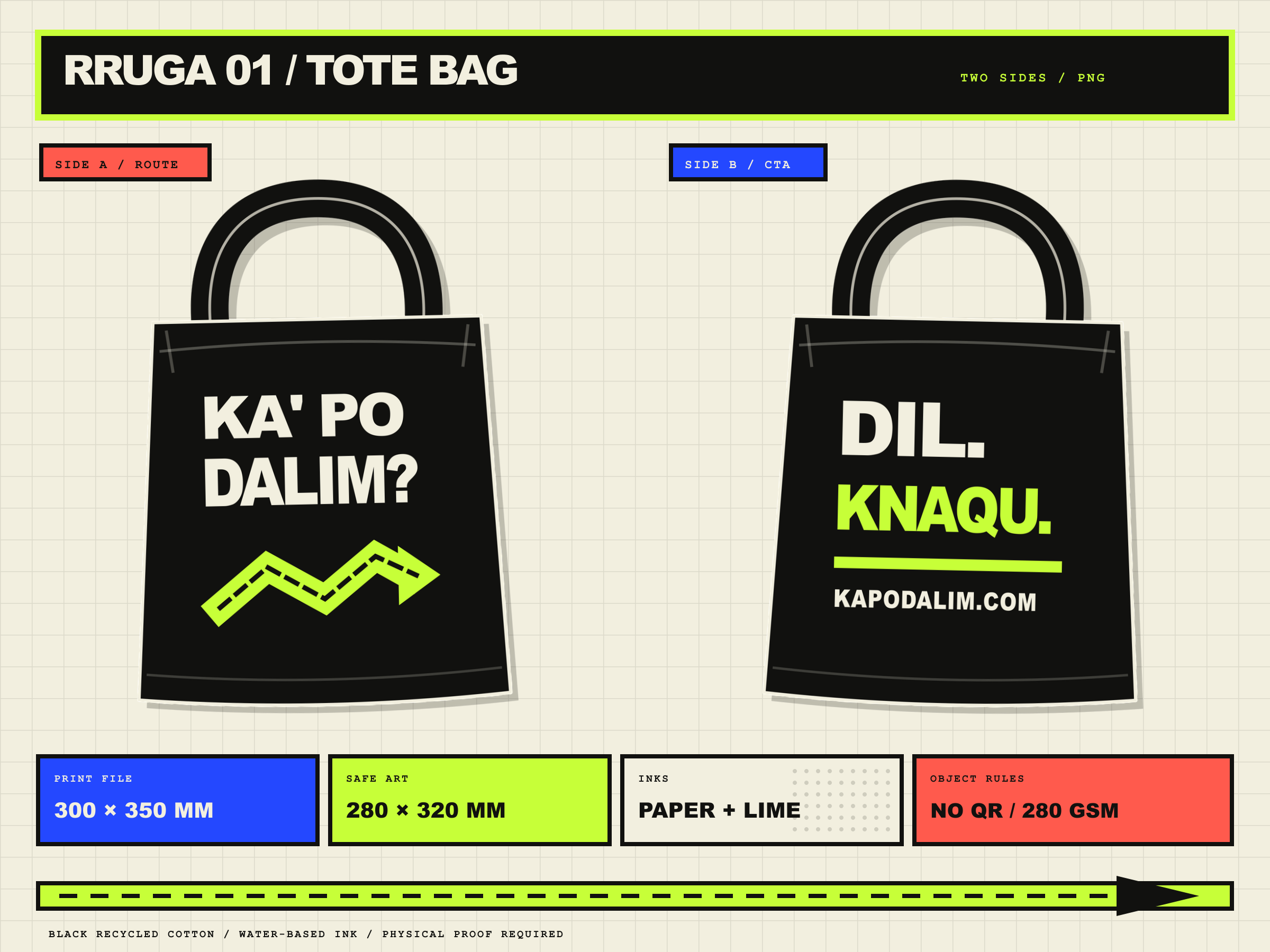 Kapodalim tote bag design